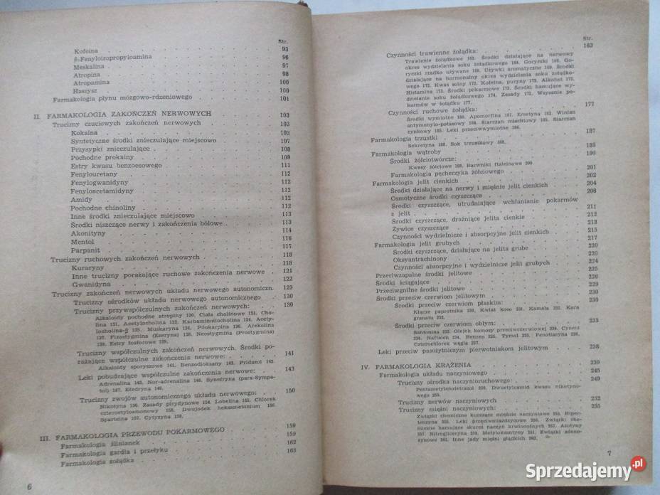 Farmakologia Supniewski 1954r farmakologia medycyna, nauki medyczne
