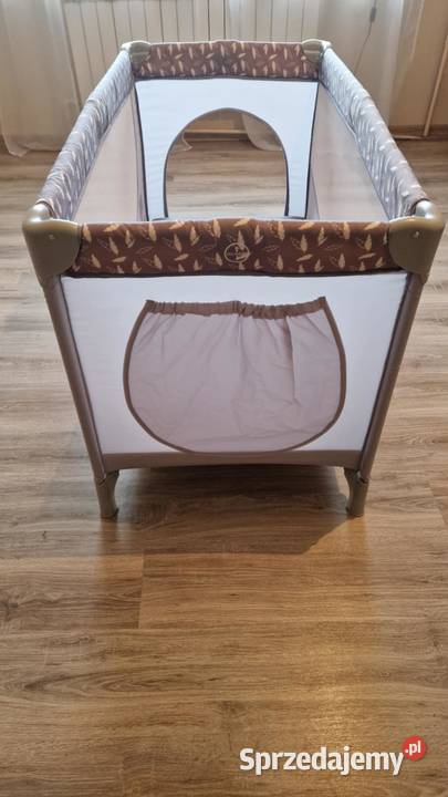 Babyono Łóżeczko turystyczne Basic Szare 2 Poznań