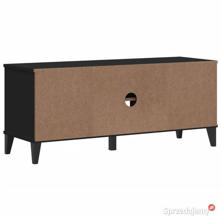 Ławka na buty VIKEN czarna 106x35x45 materiał Warszawa