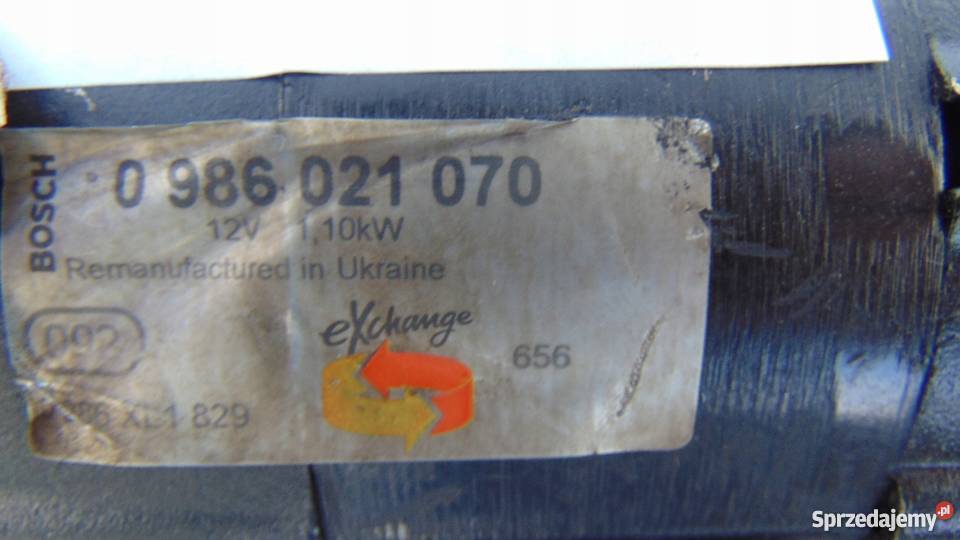 ROZRUSZNIK BOSCH NISSAN MICRA K11 10 0986021070 osobowe
