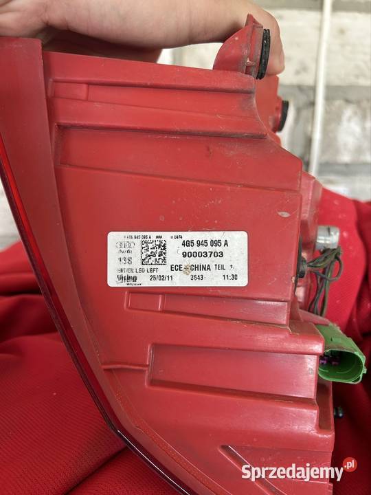 Lampa lewy tył Audi A6 C7 Led Lampy tylne Tomaszów Lubelski