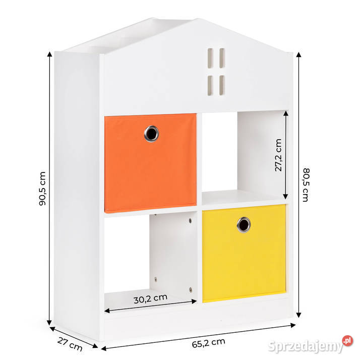Regał szafka dziecięca domek dzieci przegrody Smogorzów