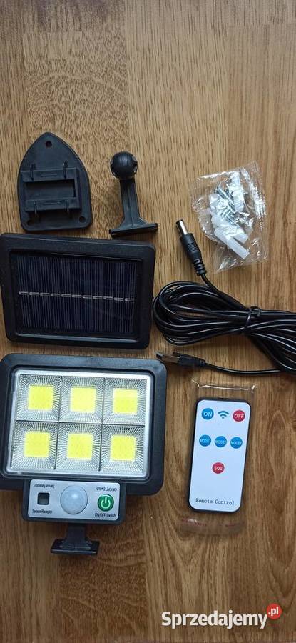 Lampa solarna z czujnikiem ruchu i zmierzchu Pozostałe podlaskie Białystok