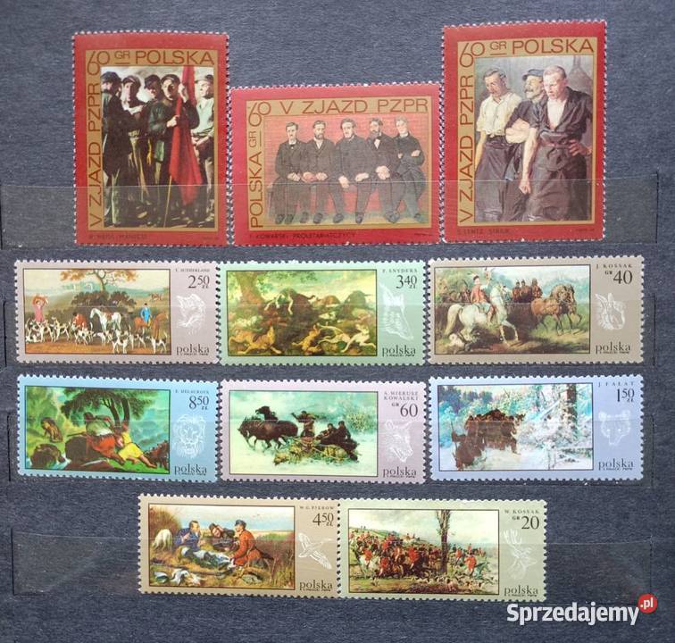 Znaczki polskie 1968 czyste łódzkie