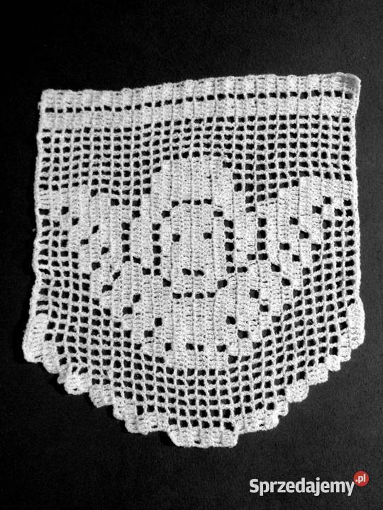 Ozdoba szydełkowa ANIOŁEK DZWONEK świecznik Katowice