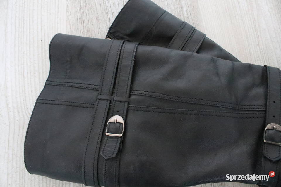 Czarne kozaki na obcasie ocieplane na zamek inna dolnośląskie Wrocław sprzedam