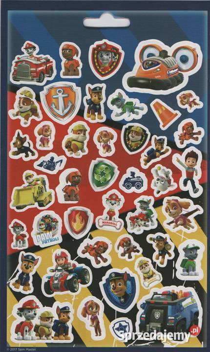 Psi Patrol Marshall Zestaw Naklejki Nalepki 700 Dla Dziecka małopolskie Mogilany