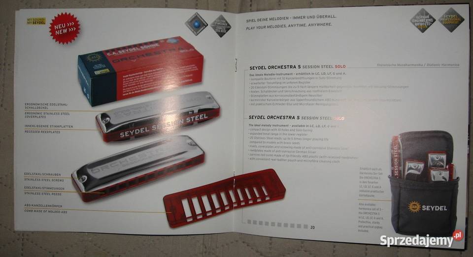 SEYDEL brochures catalogs lot zestaw katalogów i Instrumenty dęte Kępice sprzedam