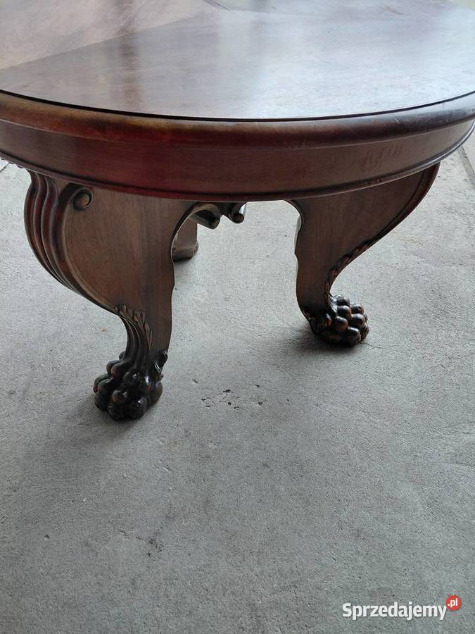 Stolik z nogami zakończonymi motywem łap 500 Stoliki kawowe i ławy kujawsko-pomorskie Byczyna