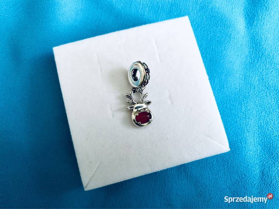 nowa świąteczna zawieszka charms beads Rudolf Gdynia