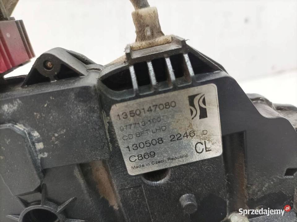 ZAMEK DRZWI PRAWY PRZÓD 1350147080 Fiat Ducato