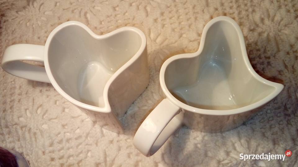 Zakochane kubeczki w kształcie serc Warszawa