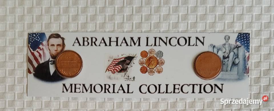 USA monety 1 cent 2 HOLDER Broszura cent 1856 do małopolskie Kraków