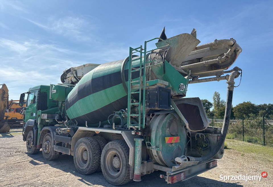 Pompogruszka MAN TGS 35480 8x4 Putzmeister M243 automatyczna