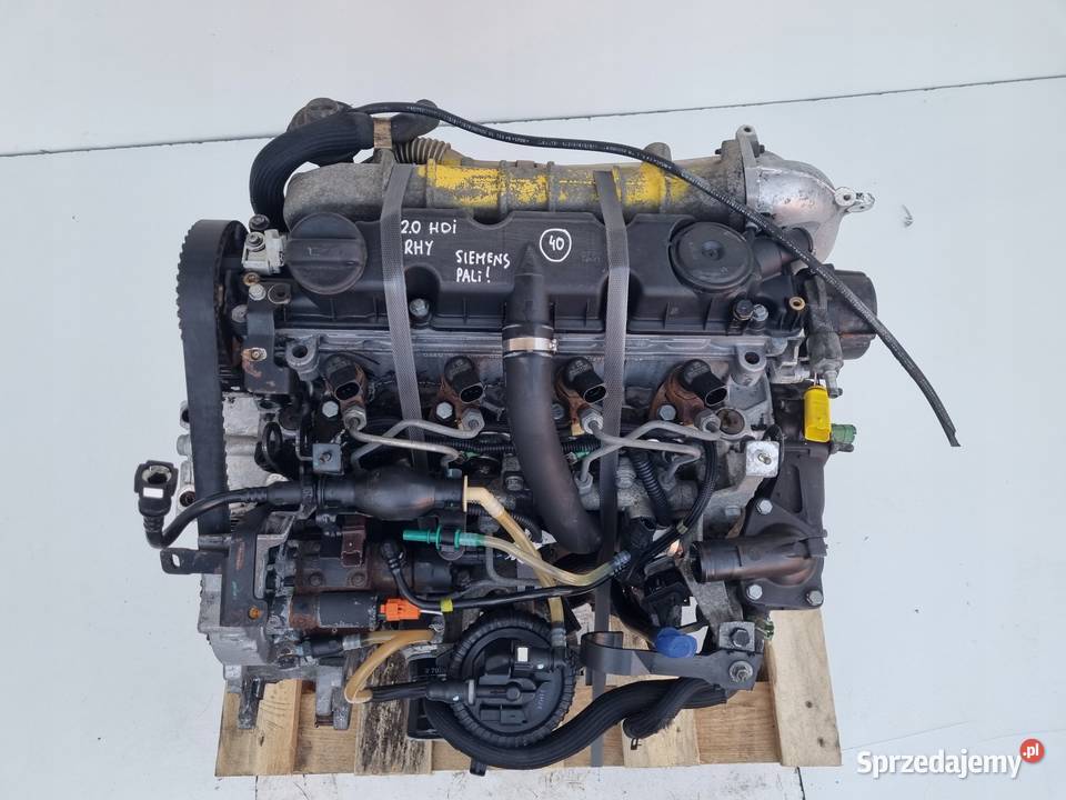 SILNIK KOMPLET Citroen C5 20 HDI 0104r siemens lubelskie Janów
