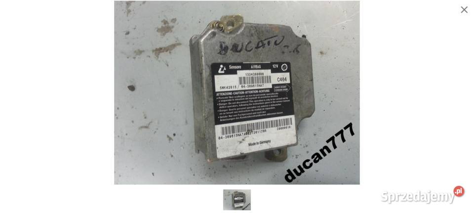 sensor AIR BAG 5WK42815 ducato boxer 25 28 Jelcz-Laskowice