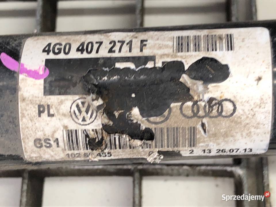 PÓŁOŚ PRAWY PRZÓD AUDI A6 C7 4G0407271F 30 204 Półosie podkarpackie