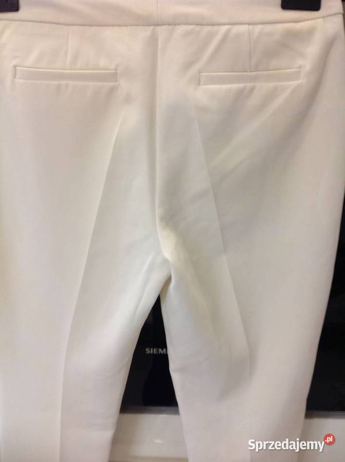Spodnie Legginsy Damskie MANGANO S Białe Nowa Sól sprzedam