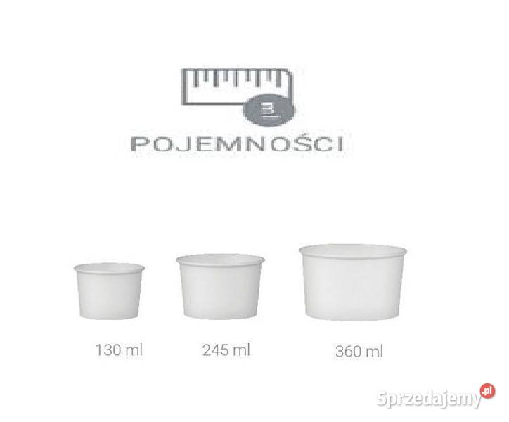 Kubki do lodów tajskich kubek papierowy 350ml Sandomierz