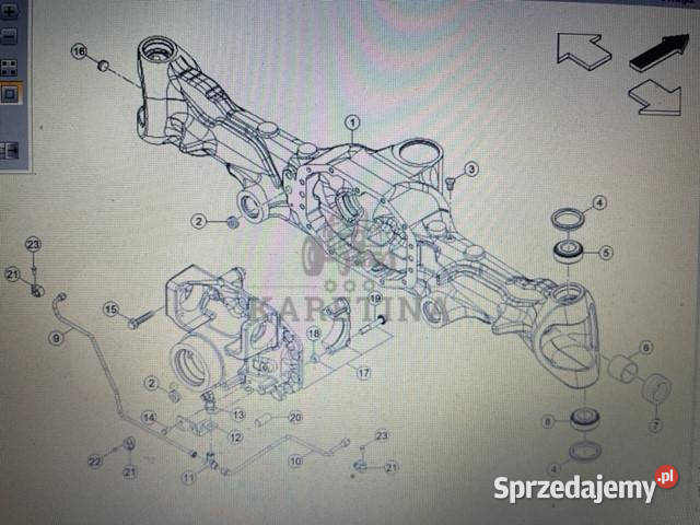 Carraro 2555s części Jastrzębniki