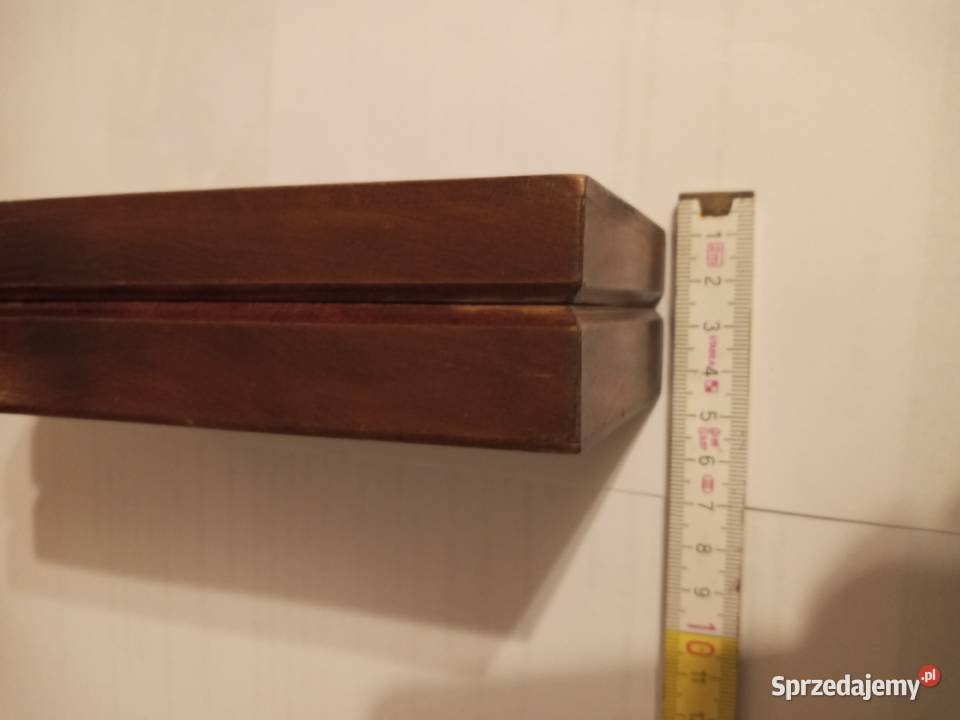 Szkatułka drewniana PRL zachodniopomorskie Szczecinek