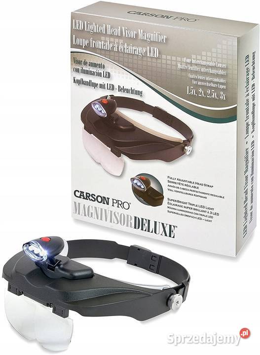 Lupa czołowa Carson CP60 Magnivisor Deluxe Pozostałe Legnica