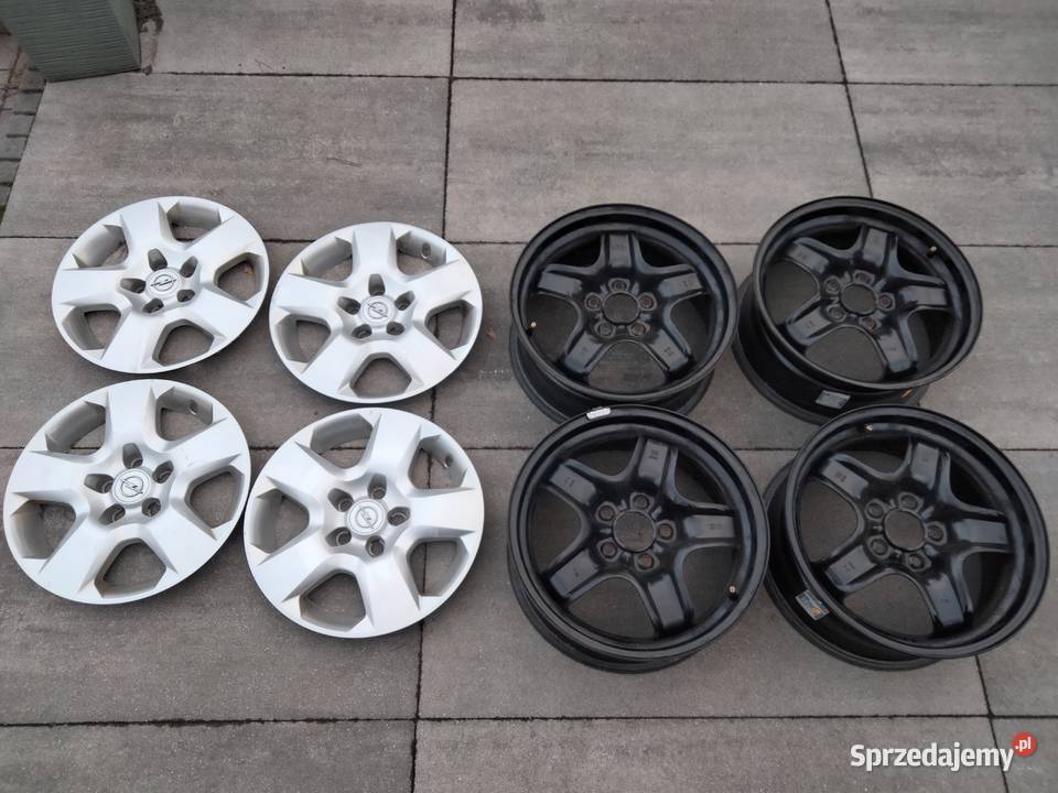 Felgi stalowe strukturalne 16 5x110 et39 Opel Średnica 16" Puławy sprzedam