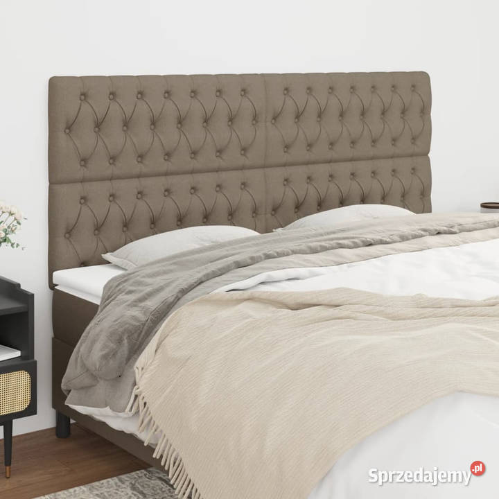 Zagłówki do łóżka 4 taupe 90x7x7888 tkanina Warszawa sprzedam
