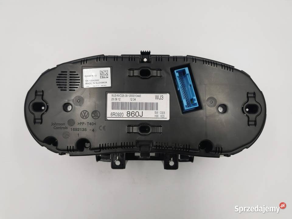 Licznik Zegary VW Polo 6R 12 TSI 6R0920860J mazowieckie
