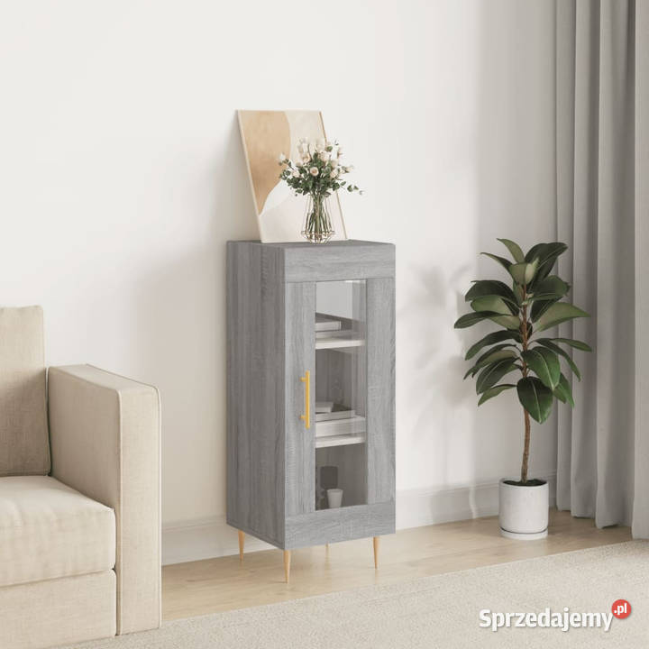 Szafka szary dąb sonoma 345x34x90 materiał Warszawa