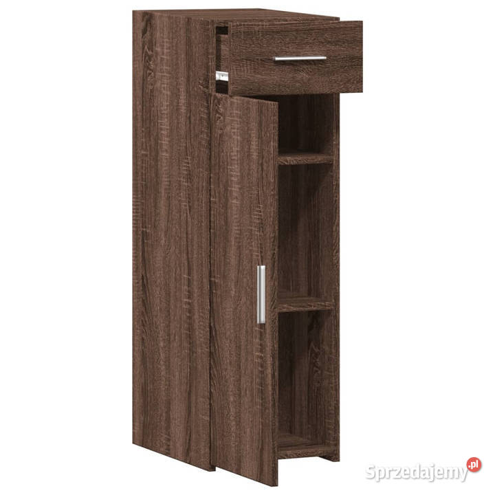 Szafka brązowy dąb 30x425x93 materiał Warszawa