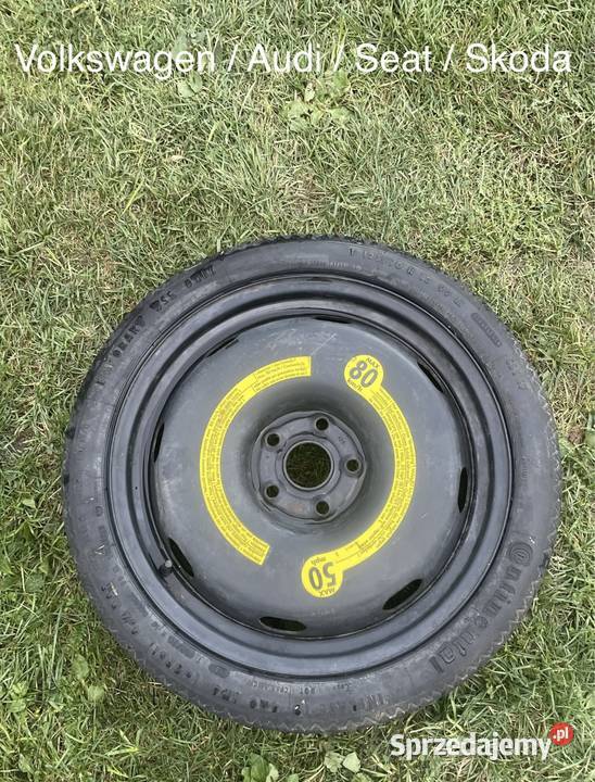 Felga dojazdowa zapasowa 5x112 audi volkswagen mazowieckie Siedlce sprzedam