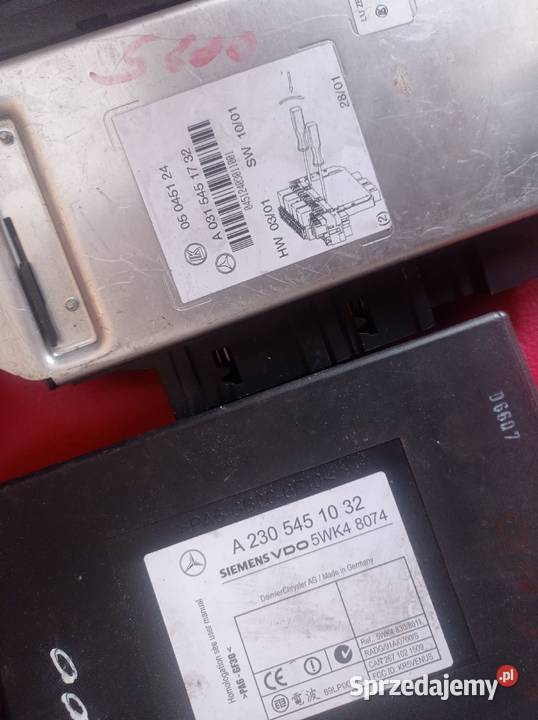 Mercedes w220 s600 sterownik komputer stacyjka