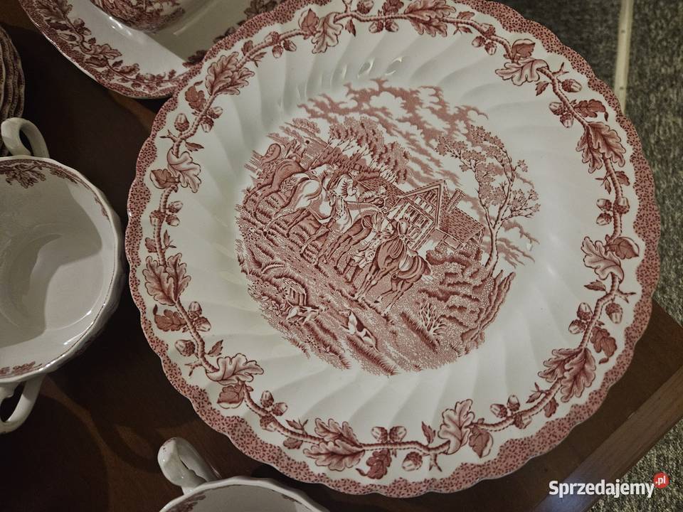 Angielski zestaw obiadowy 6 osób ze scenkami Lublin