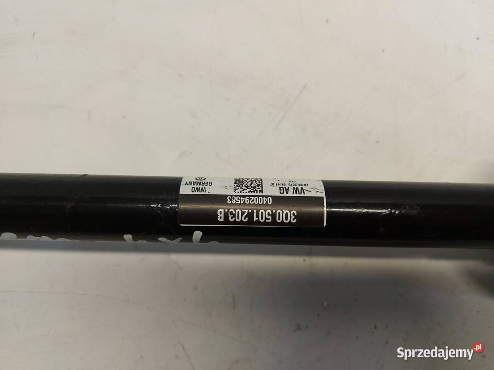 VW Arteon 3G8 2018r PÓŁOŚ PRAWY TYŁ 3Q0501204B sprzedam