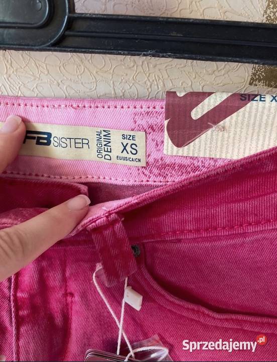 NOWE krótkie spodenki jeans szorty dżins grubszy New Yorker