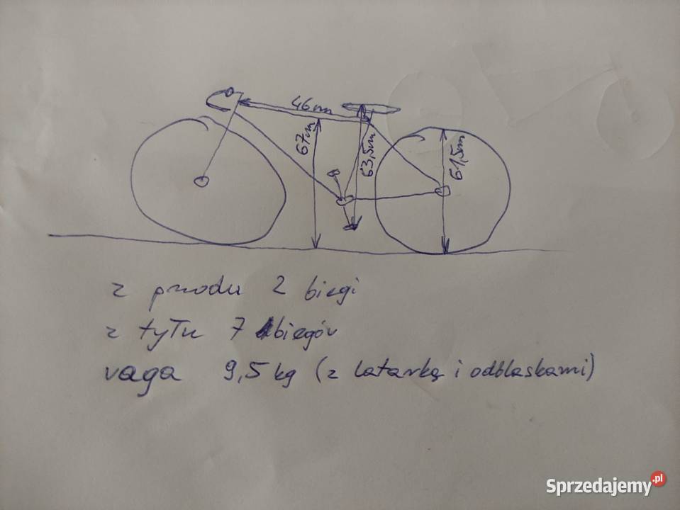 Rower szosowy kolarzówka Kros Vento Junior 20 16 sprzedam