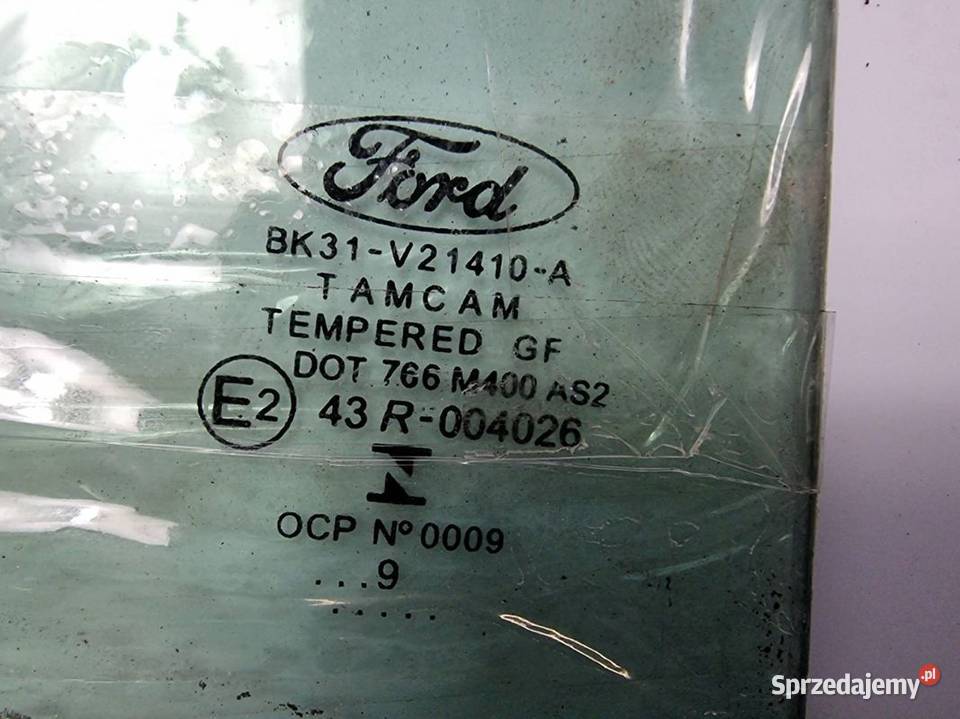 SZYBA PRAWY PRZÓD FORD TRANSIT MK8 Lipno sprzedam