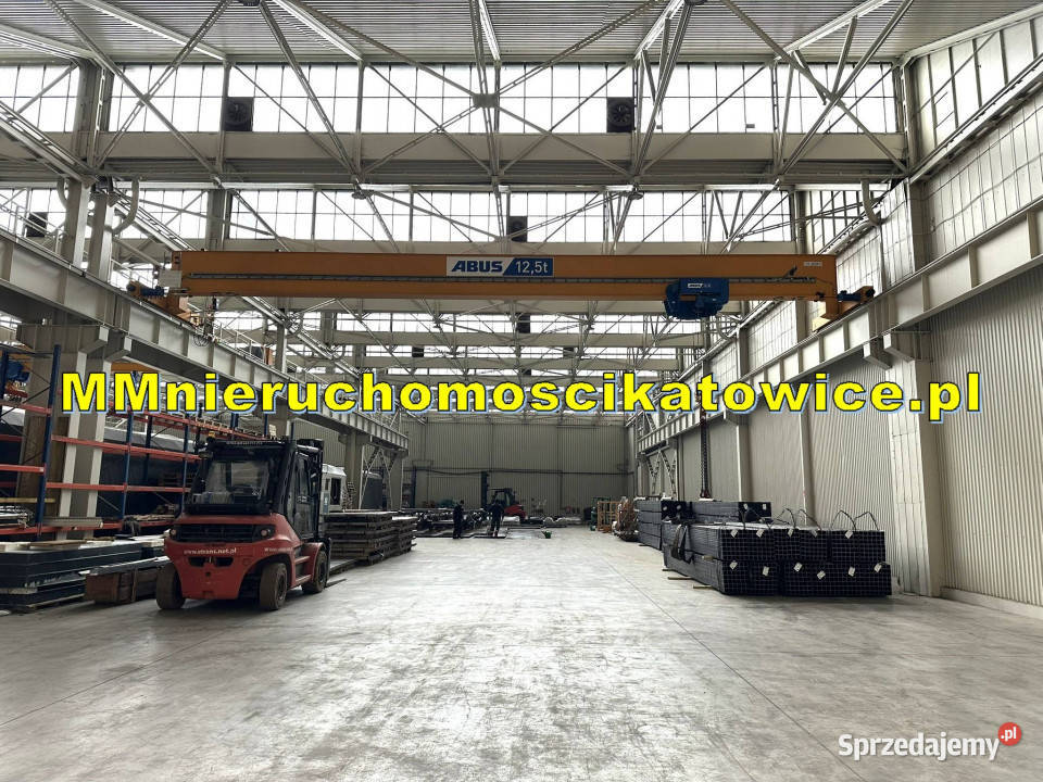 Magazyn do wynajęcia Katowice suwnice 125 t plac