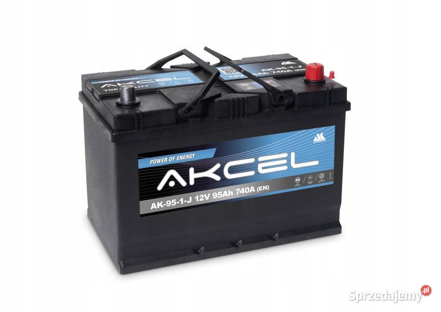 Akumulator Akcel 12V 95Ah 830A P osobowe dolnośląskie Jelcz-Laskowice