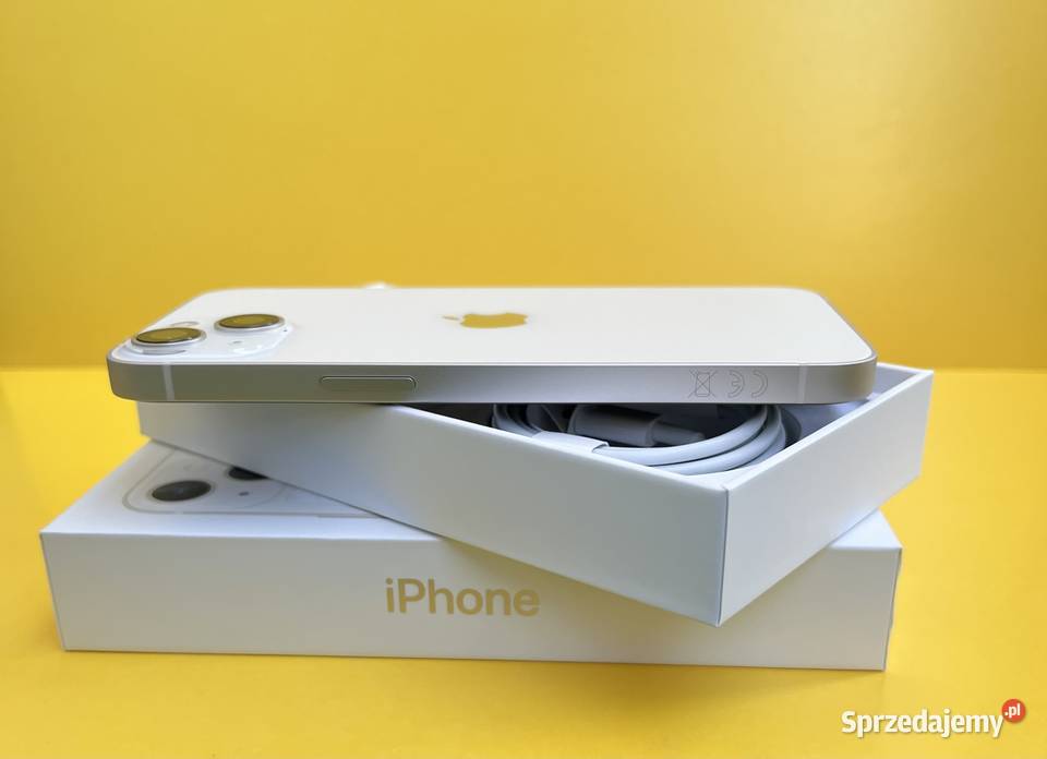 APPLE iPhone 13 5G 128GB 61 Biały idealny bez Gniezno