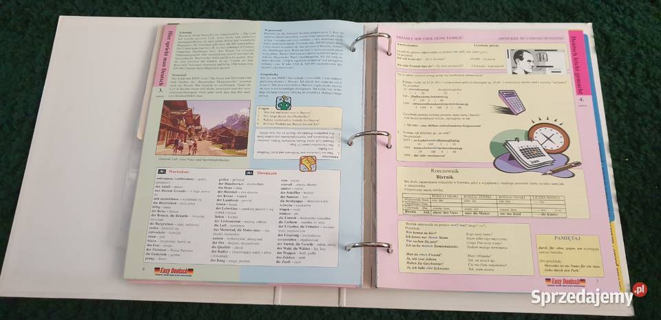 Easy Deutsch segregatory zeszyty kasety Czasopisma Olkusz