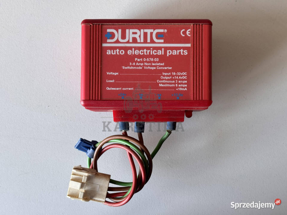 Durite 057803 Konwerter 24v 12v 3amp Jastrzębniki