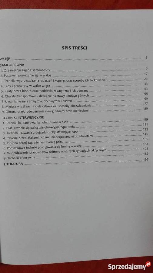 Samoobrona i techniki interwencyjne LGrochocki Rok wydania 1999 Pozostałe Olsztyn