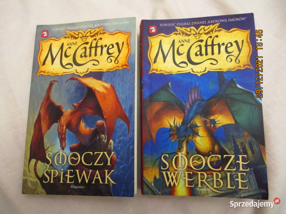 Smoczy śpiewak Smocze werble Ann McCaffrey miękka Warszawa