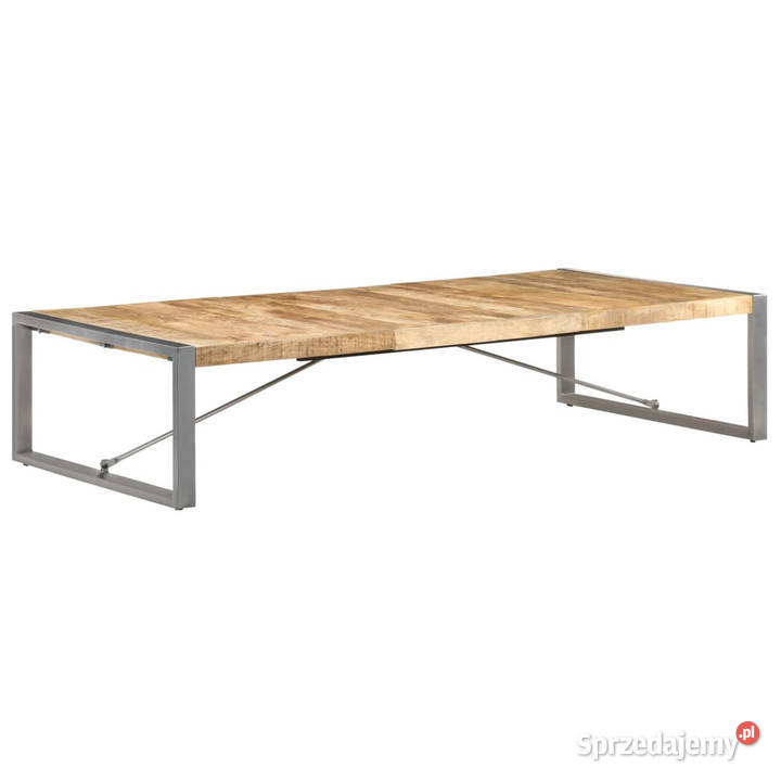 Stolik kawowy 180 x 90 x 40 surowe drewno mango Stoły Warszawa