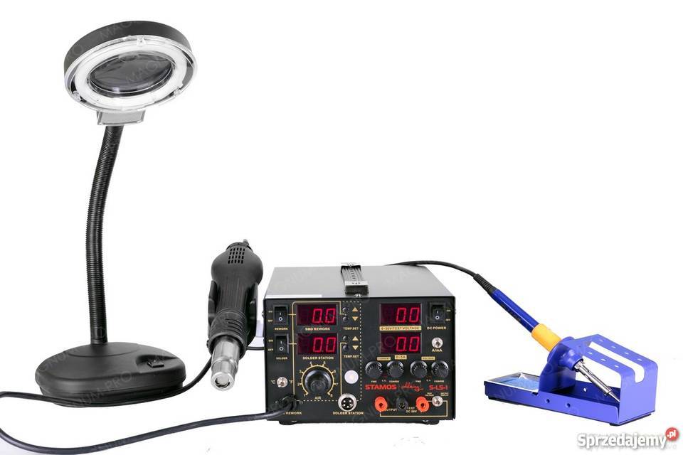 Profesjonalna STACJA LUTOWNICZA KOLBY HOT AIR RTV i AGD