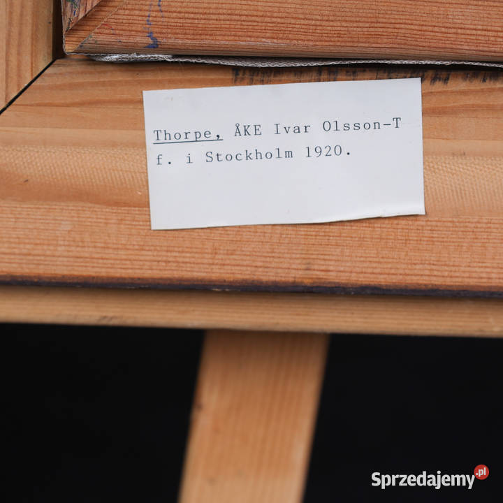 ARTexpert Obraz olejny płótno zimowy krajobraz Dobrzany sprzedam