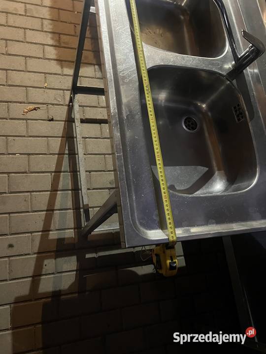 Zlew dwukomorowy z baterią AGD drobne AGD Bielsko-Biała