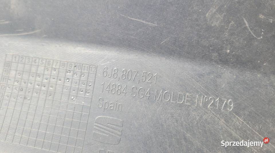 SEAT IBIZA IV KOMBI SPOILER ZDERZAK DOKŁADKA TYŁ Ruda Śląska